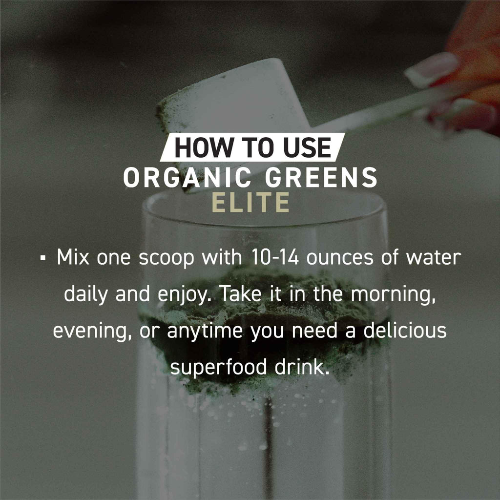 Kaged Organic Greens Elite Berry — Superfood Greens Powder with Apple Cider Vinegar, Adaptogens & Prebiotics | 30 Servings
