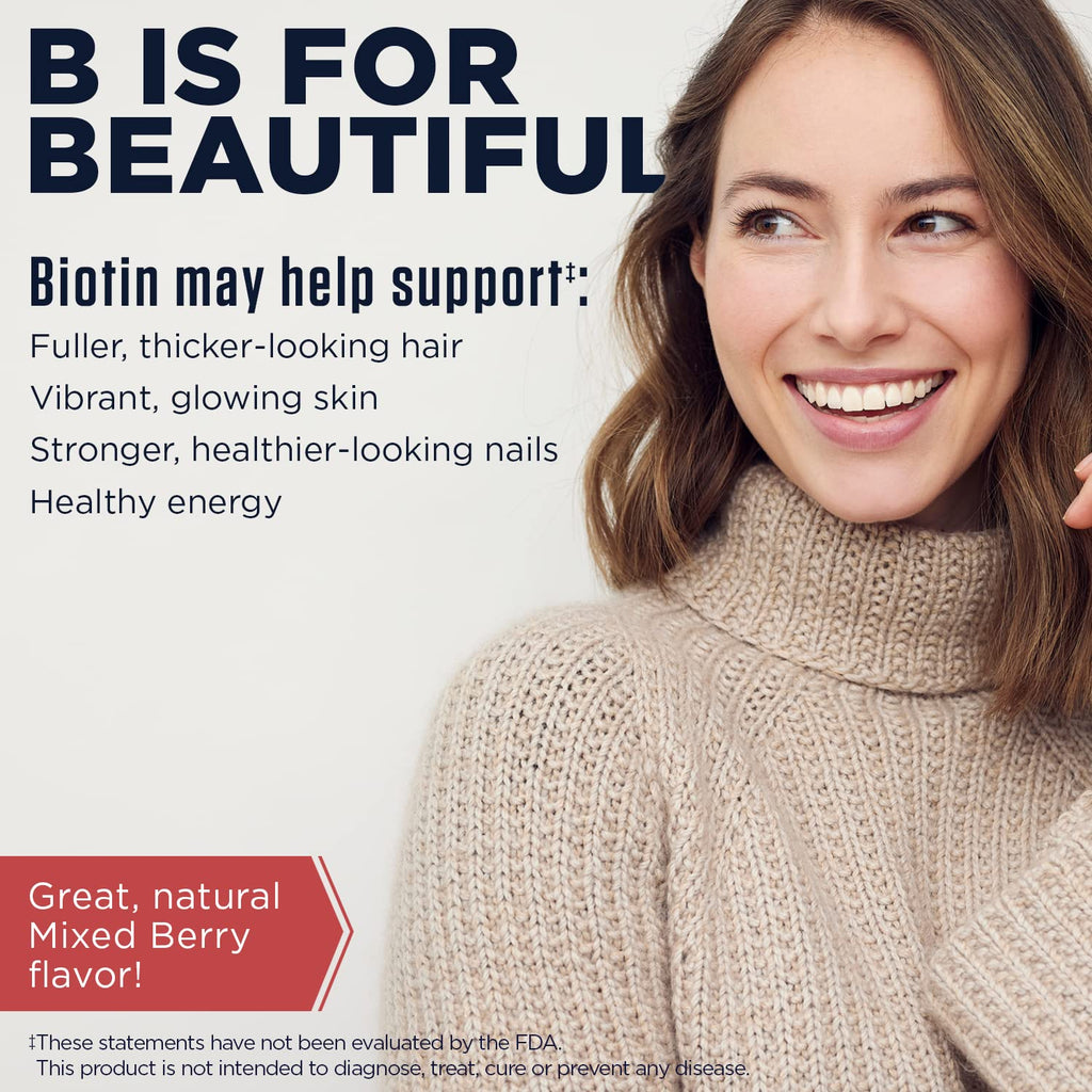 KAL Ultra Biotin 10000mcg DropIns – Liquid Biotin for Hair & Nails, 2oz