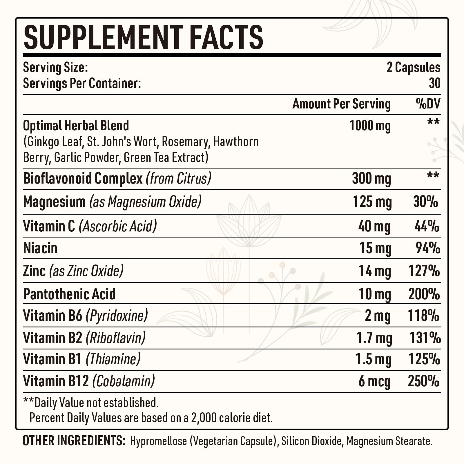 Kanacoufce 1500MG Tinnitus for Ringing Ears, Tinnitus Supplemen, 60 Capsules