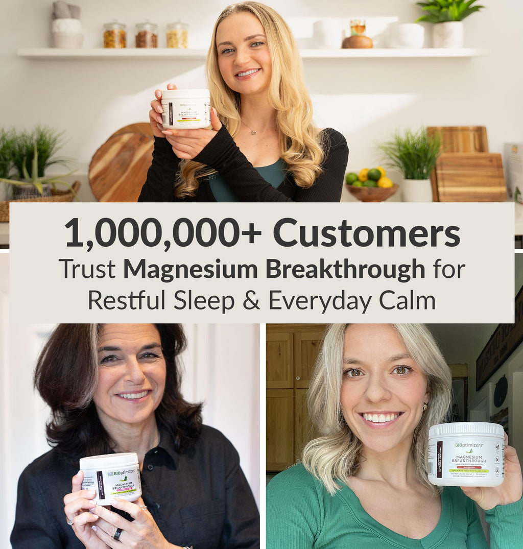 BIOptimizers Magnesium Breakthrough Drink - 8 Forms, Electrolytes, Unflavored
