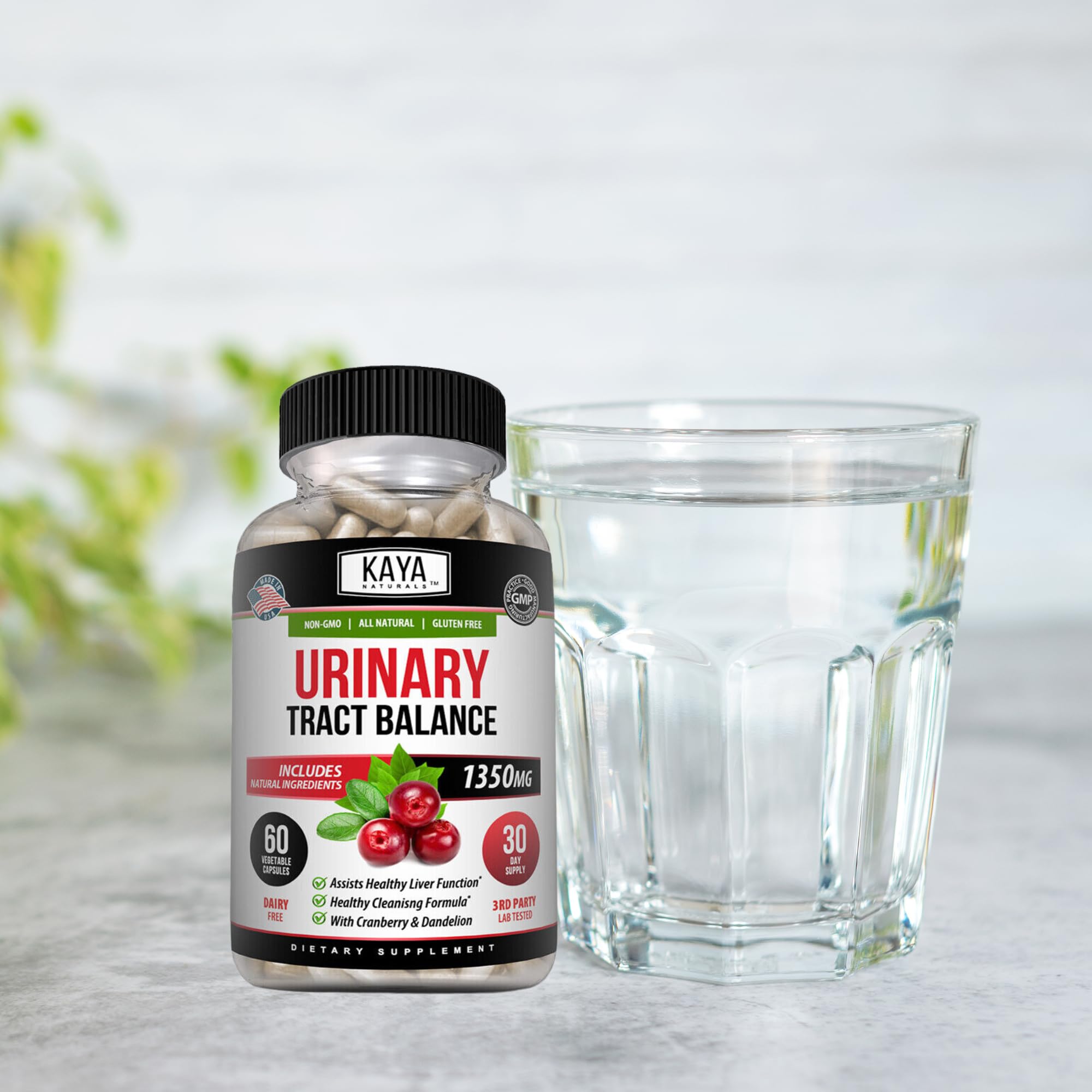 Kaya Naturals D-Mannose Urinary Tract Health – 60 Veggie Capsules