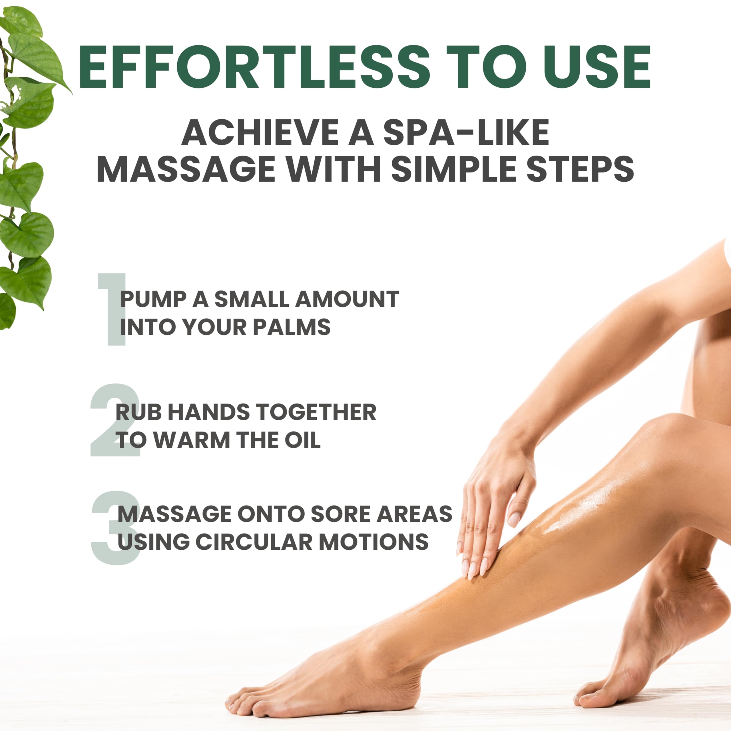 Sore Muscle Massage Oil with Arnica, Eucalyptus & Tea Tree – Kesmedik