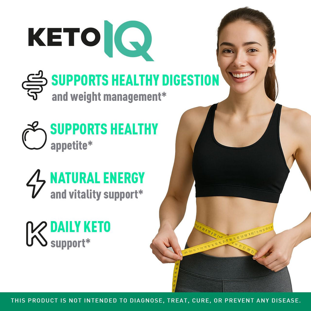 (3 Pack) Keto IQ ACV Gummies – Premium All-Natural Apple Cider Vinegar Formula, 180 Gummies