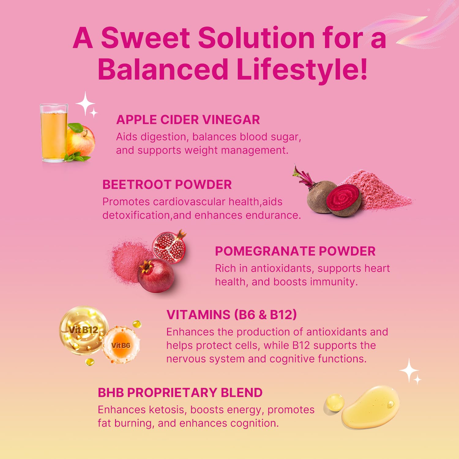 Keto ACV Gummies for Weight Loss – Sugar Free Apple Cider Vinegar with B12 (80 ct)