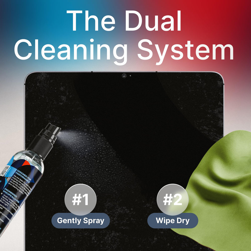 Koala Eyeglass Lens Cleaner Spray Kit - 2 Piece Set | Made in USA