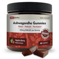 KSM-66 Ashwagandha Gummies – 600mg Organic Root Extract per Serving | Apple-Berry Flavor | Supports Relaxation, Focus & Energy (60 Gummies)
