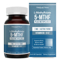 L-Methyl Folate 1000 mcg + Methyl B12 Cofactor – 5-MTHF (60 Servings)