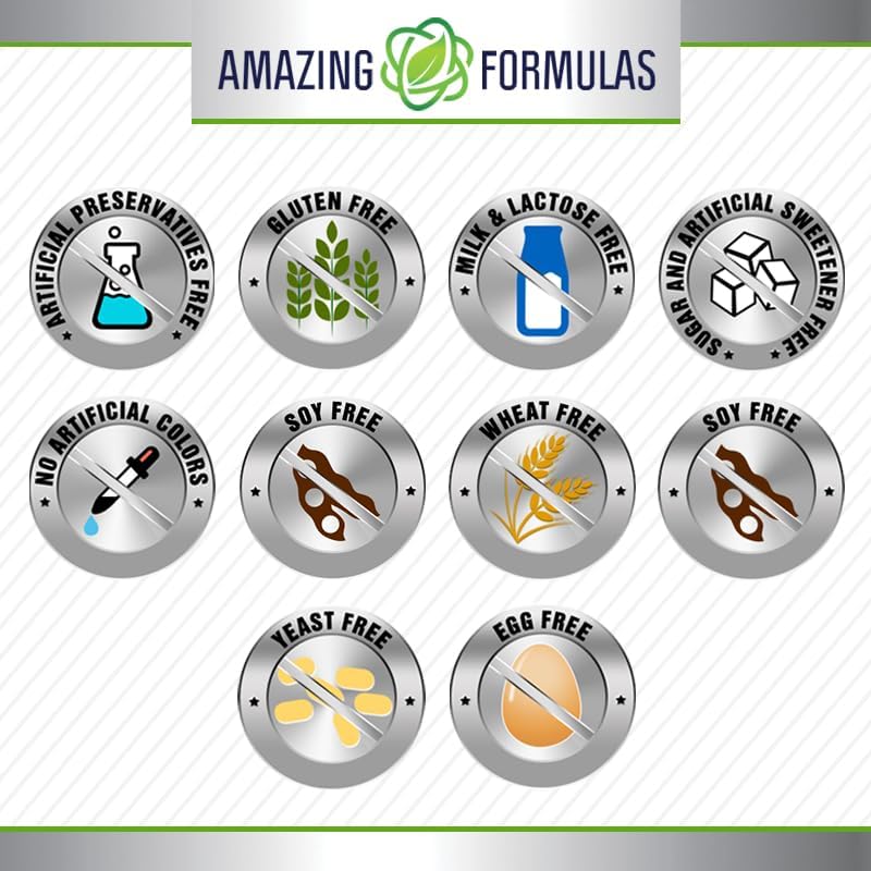 Amazing Formulas L-Tyrosine 500mg | 180 Capsules | Made in USA