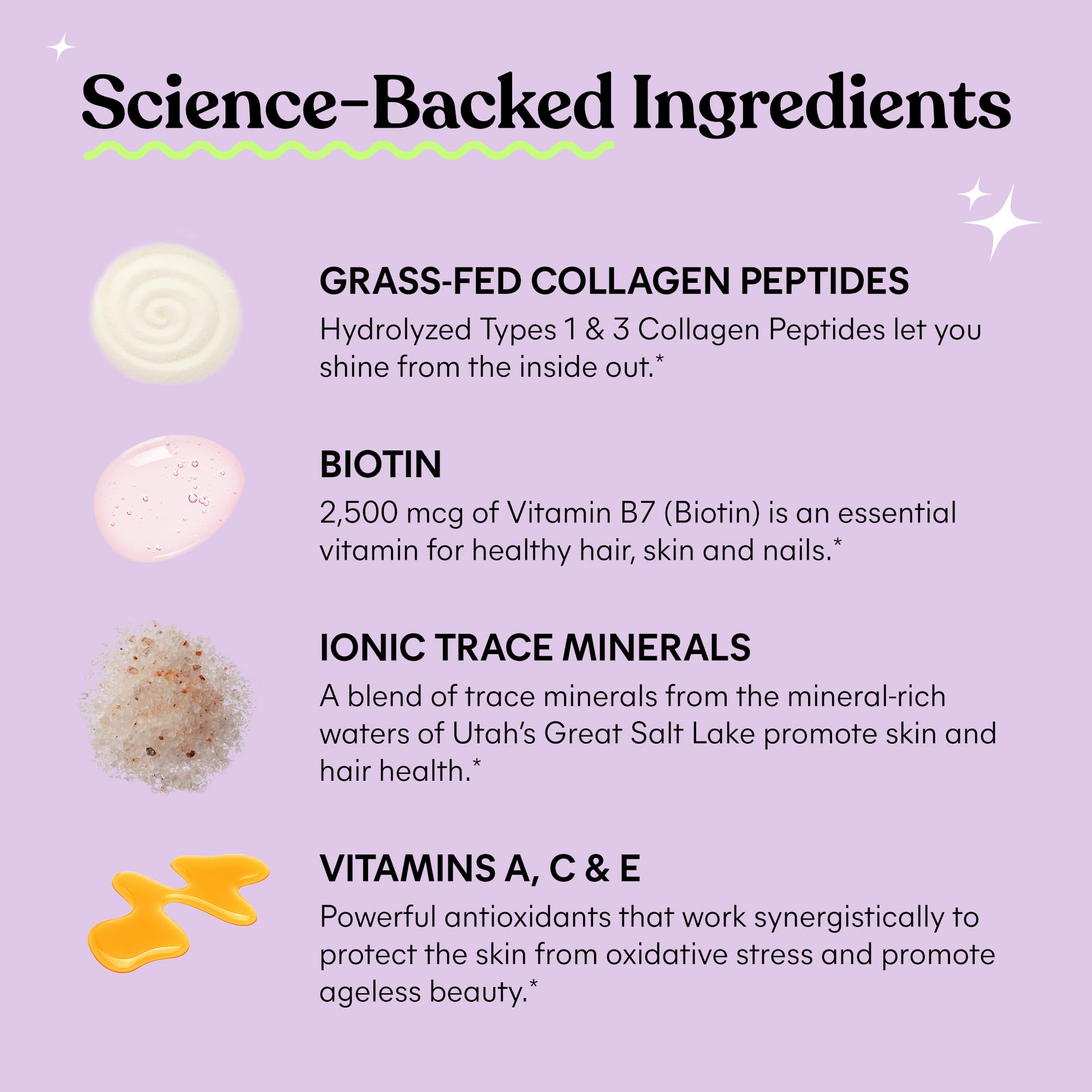 Lemme Glow Collagen Gummies – Thick Hair, Strong Nails & Healthy Skin | Biotin, Multi-Collagen, Zinc, Vitamins A/C/E | Peach Flavor 60 ct