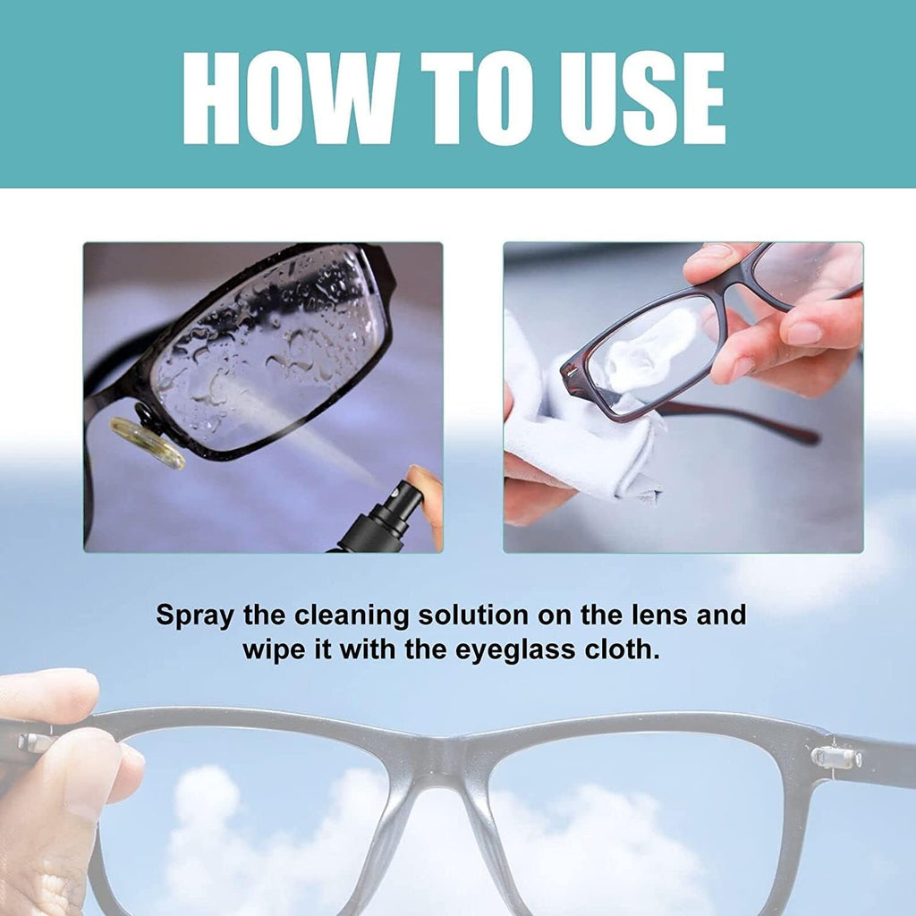 Lens Scratch Remover for Eye Glasses – Eyeglass & Lens Scratch Remover (100ml x2)