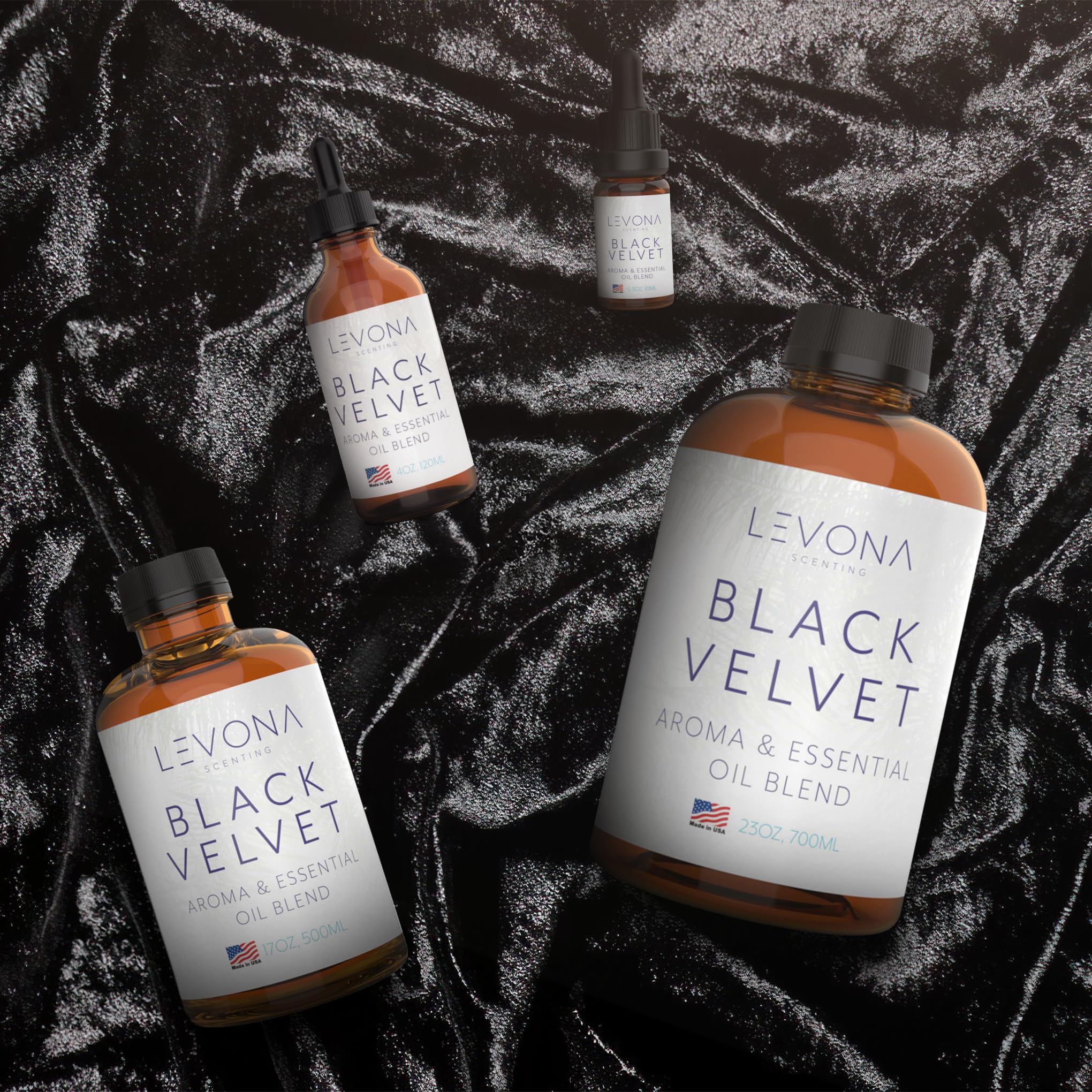 Levona Scents Black Velvette Diffuser Oils – Woody Citrus & Floral