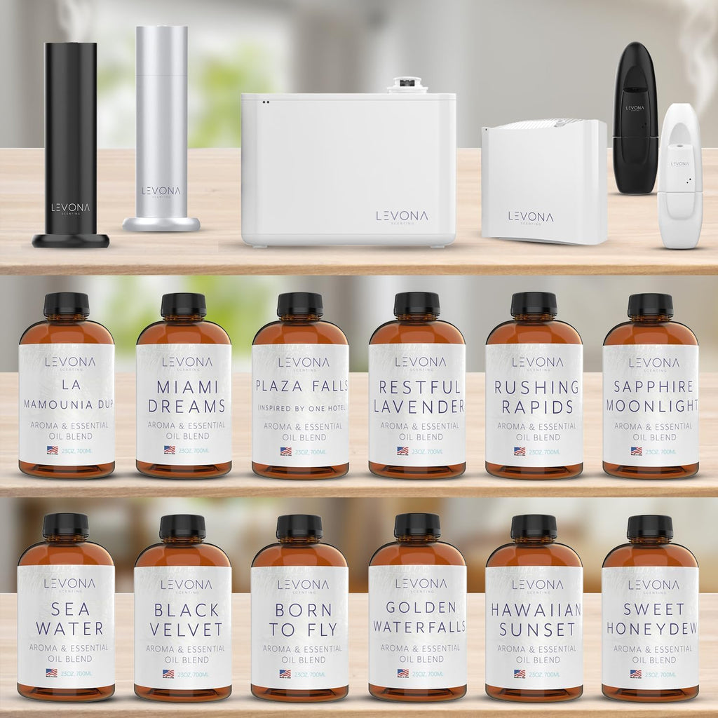 Levona Blissful Aura Diffuser Oil – Amber, Musk & Jasmine | 700ml Home Luxury Scents