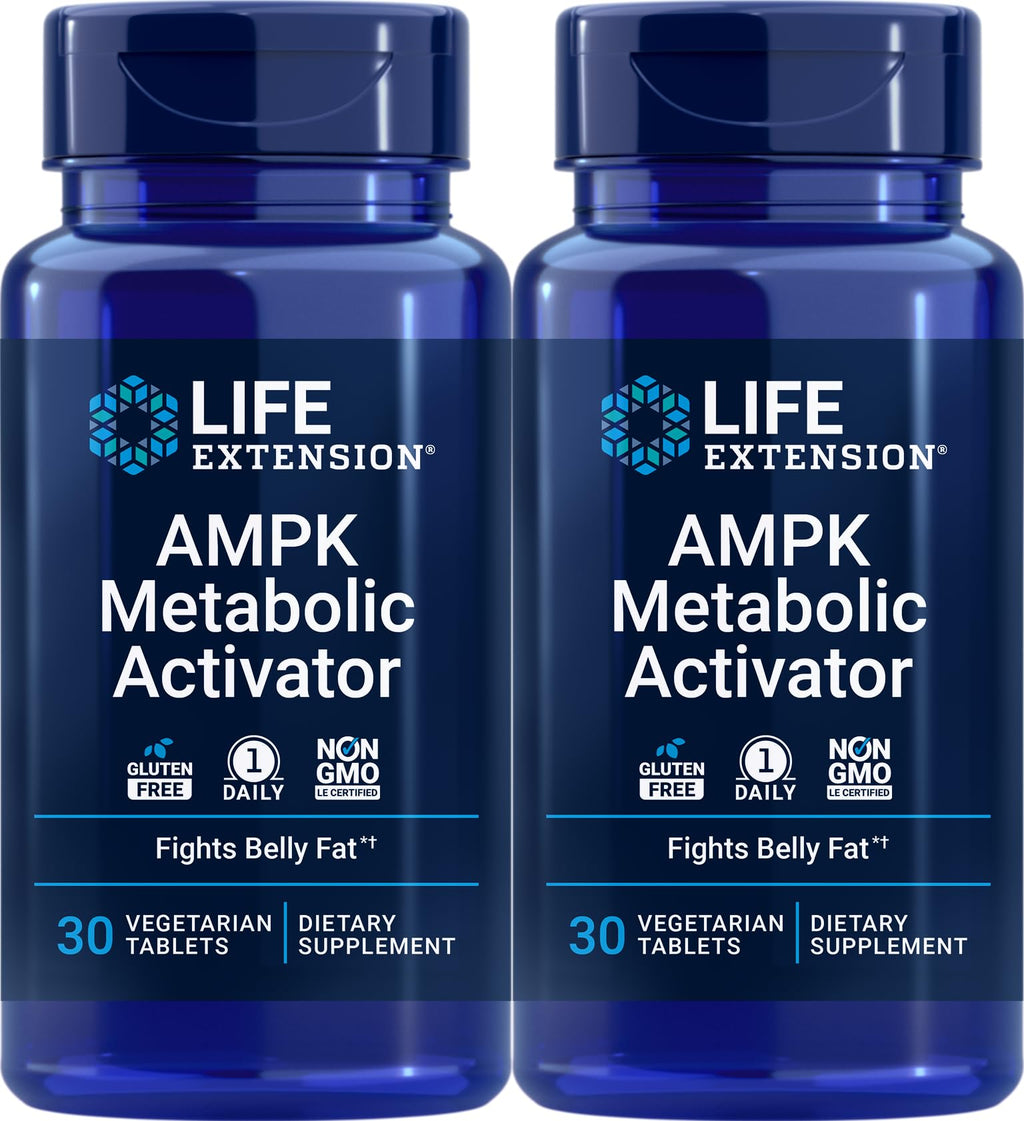 Life Extension AMPK Metabolic Activator - 2 Pack (60 Veg Tablets)