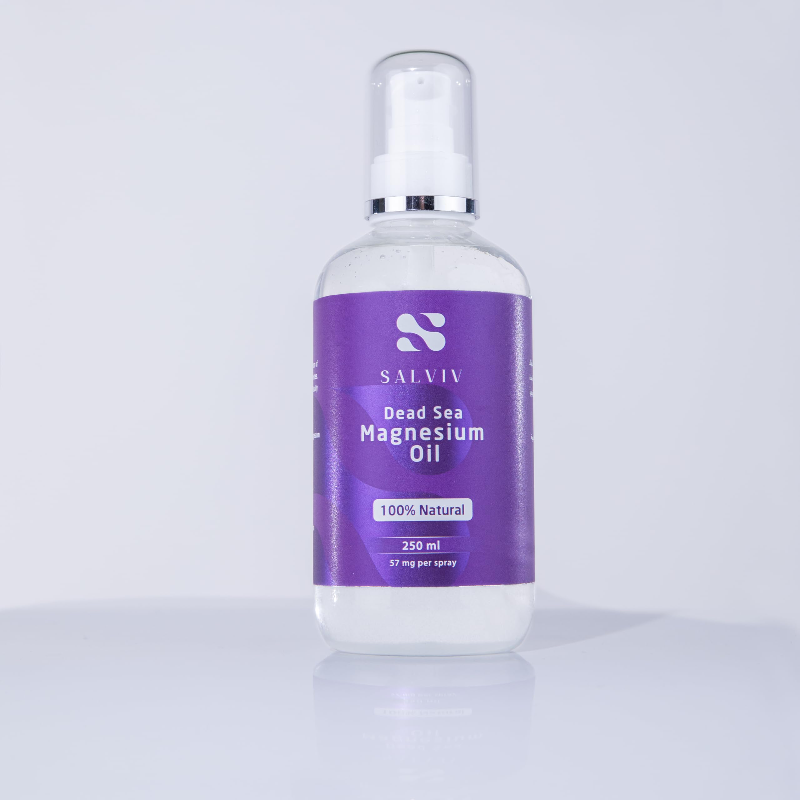 Natural Dead Sea Magnesium Oil Spray 8.45 fl oz – Pure Jordan Mineral Wellness