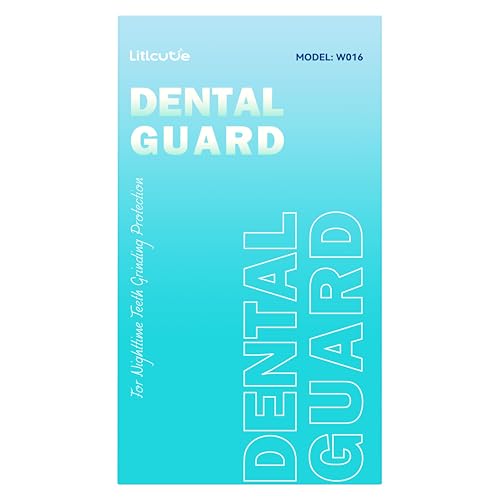 Litlcutie Night Mouth Guard for Teeth Grinding – 4 Pcs, 2 Sizes, Clear