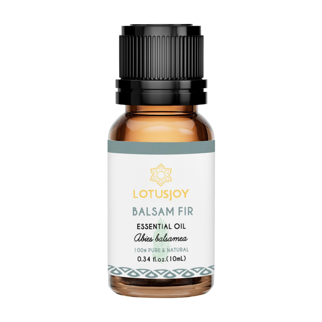 LotusJoy 100% Pure Balsam Fir Essential Oil 0.34 oz – Diffuser & Skincare