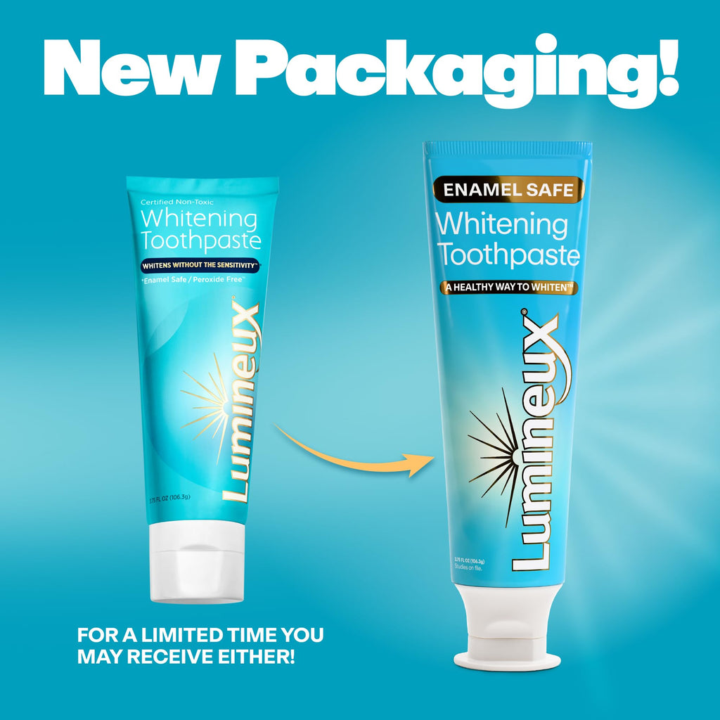 Lumineux Teeth Whitening Toothpaste – Peroxide Free, Enamel Safe, Fluoride Free | 3.75 oz
