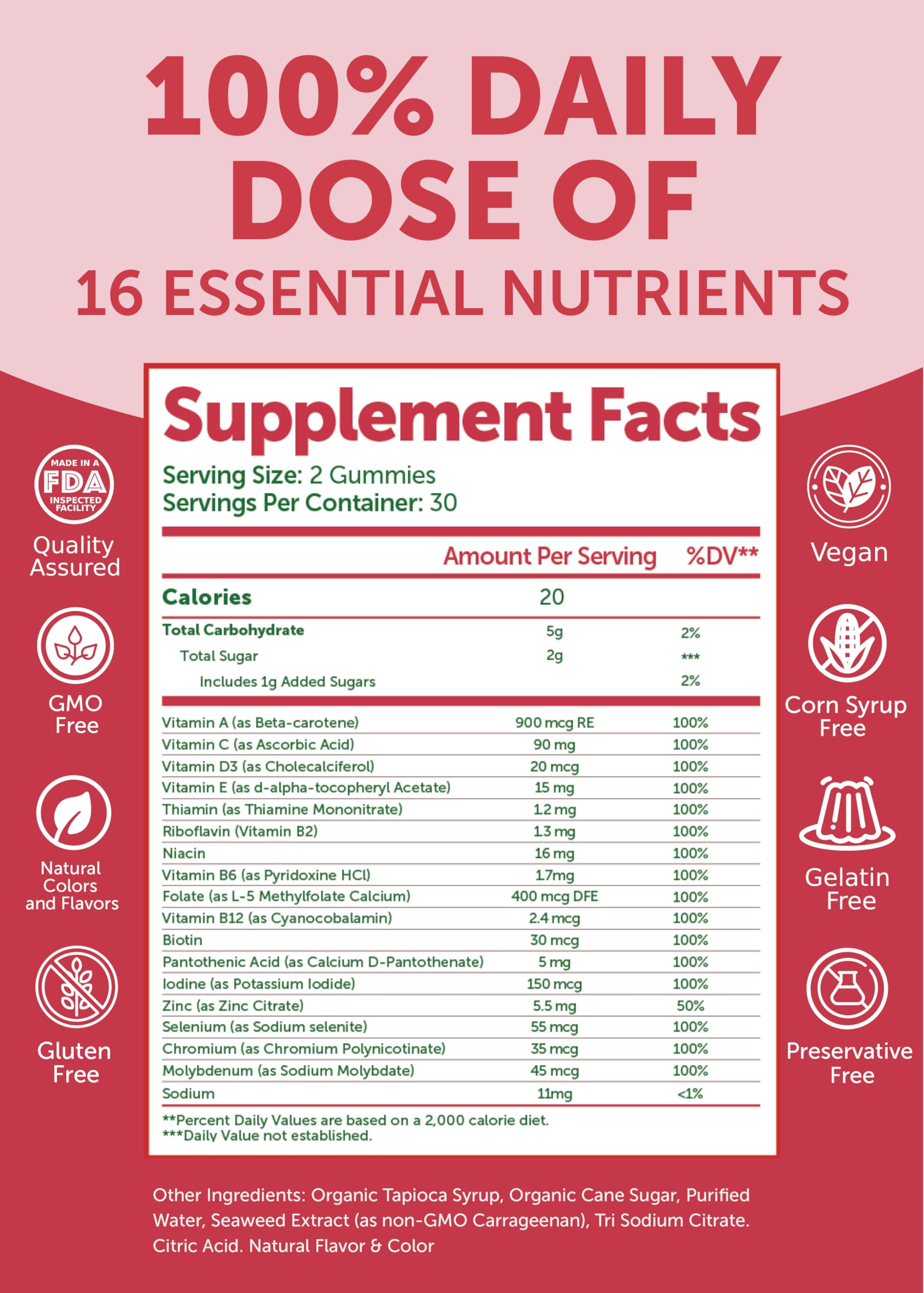 Lunakai Vitamin B12 & Women's Multivitamin Gummies Bundle - 3000mcg Methylcobalamin, 16 Essential Vitamins, 30 Days
