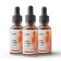 LUV health Flow Drops® – Energy, Focus & Immune Support with Adaptogenic Mushrooms | Made in USA | 90 Servings