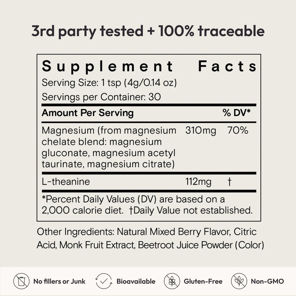 Moon Juice Magnesi-om Berry Jar – Big Mag 7.7 oz (55 Servings) | Moon Juice