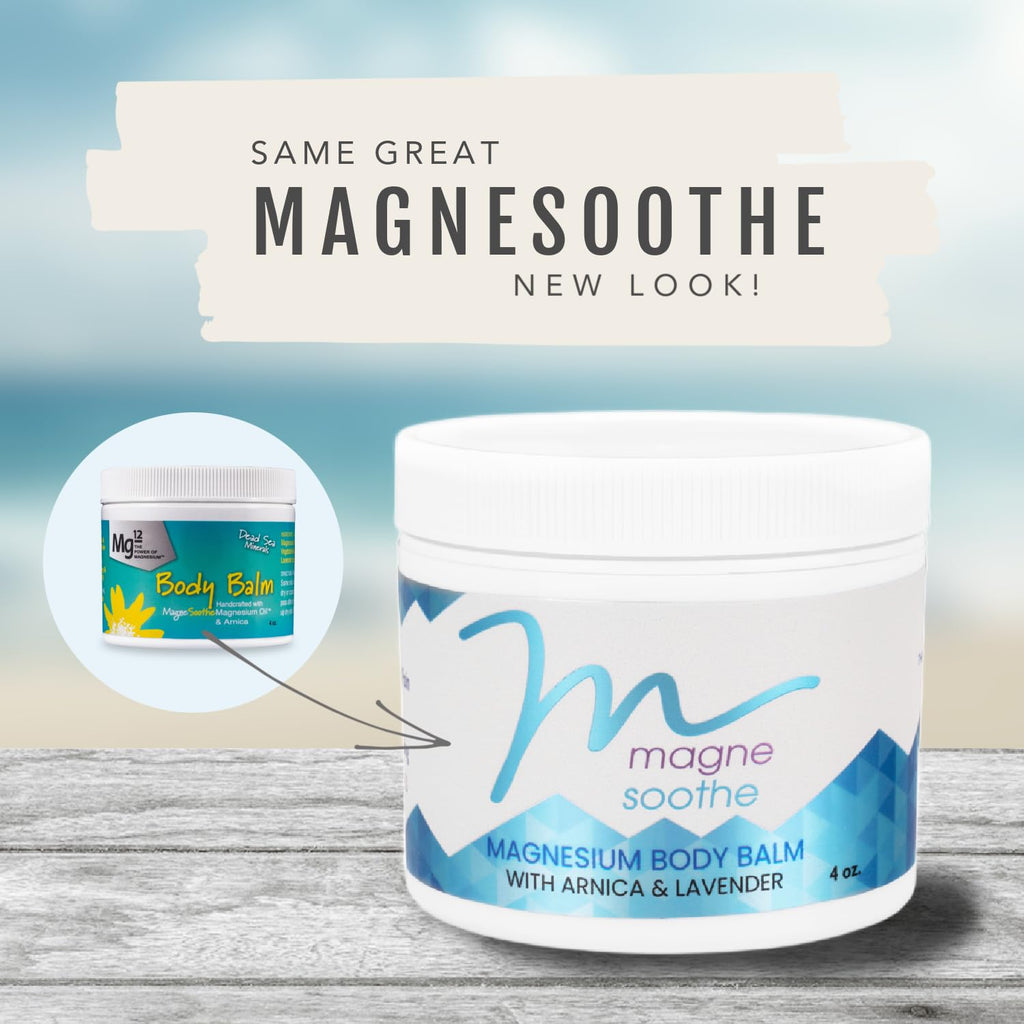 MagneSoothe Topical Magnesium Body Balm - 8 oz Jar | Natural Relief