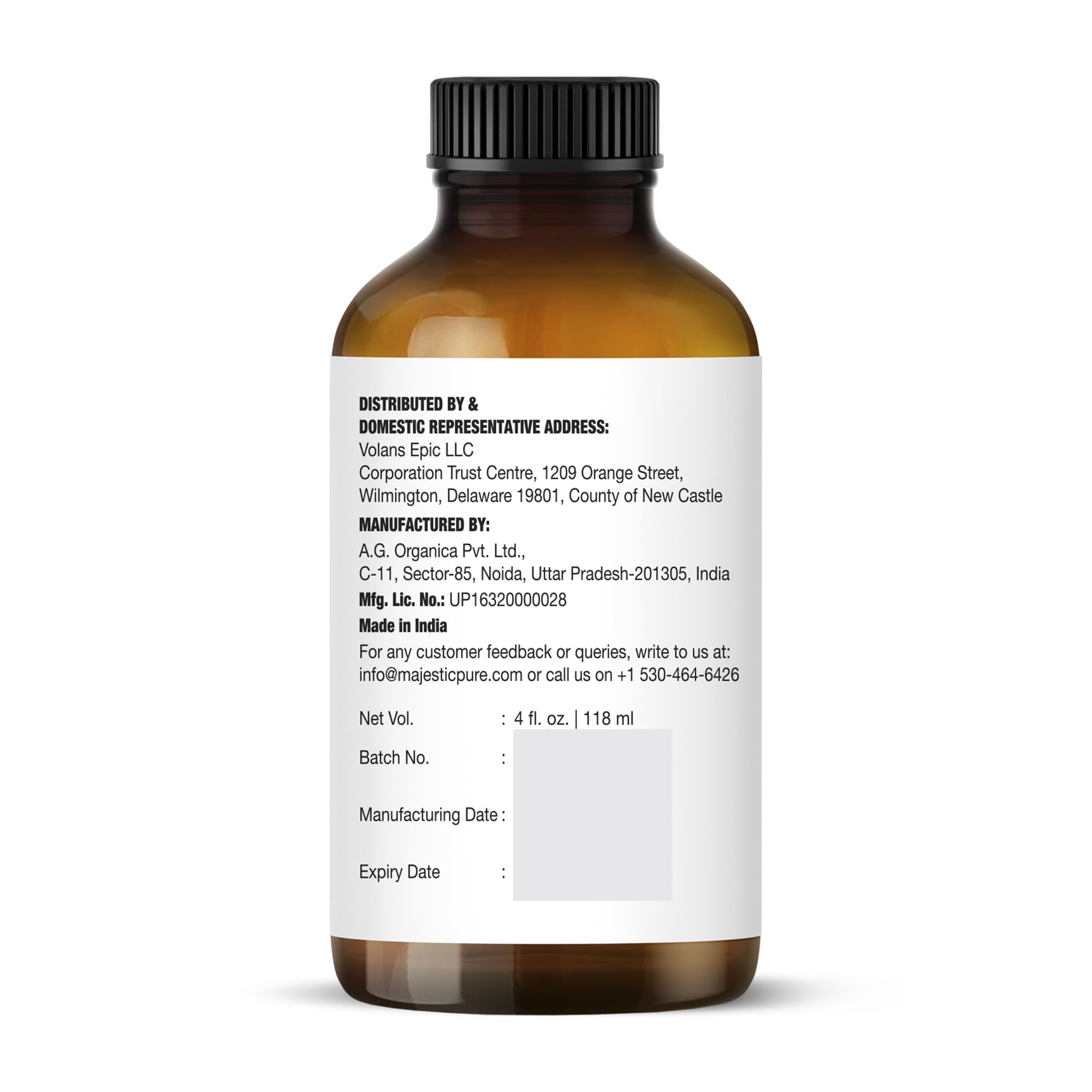 Majestic Pure Lavender Essential Oil (4 Oz x 2) – 100% Pure & Natural with Glass Dropper