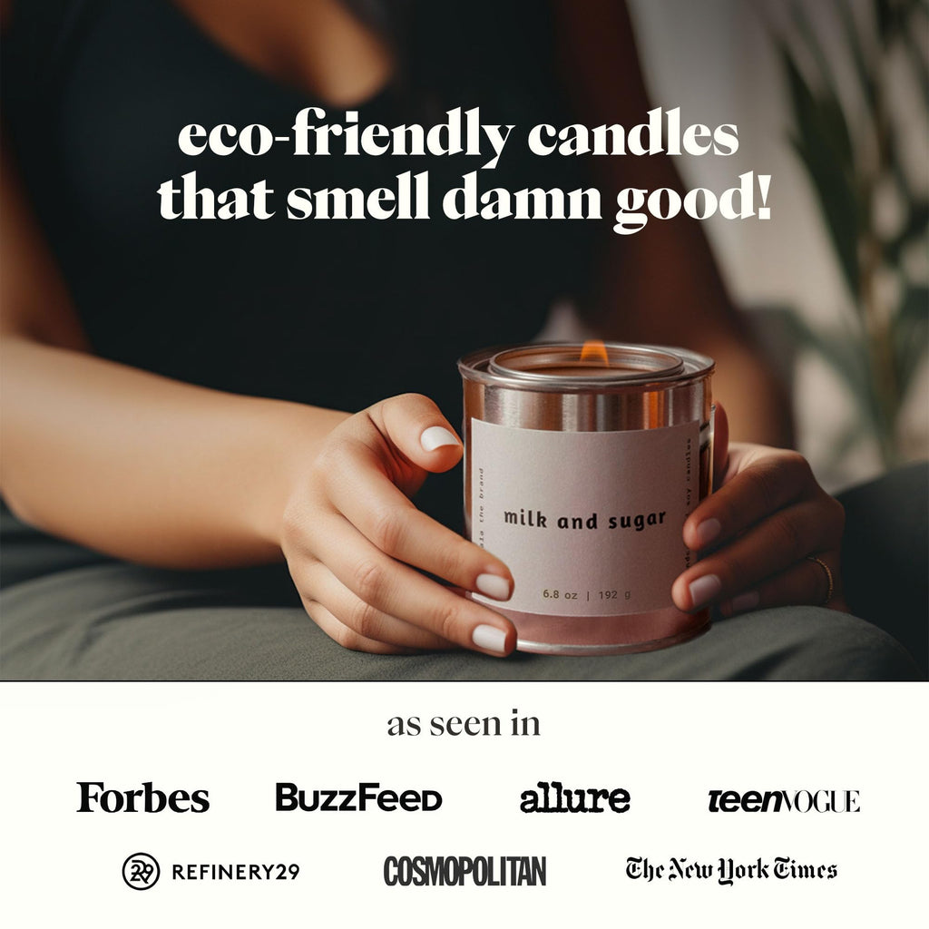 MALA Scented Silk Tonka Bean Jasmine & Coconut - Vegan Soy Candle 6.8 oz