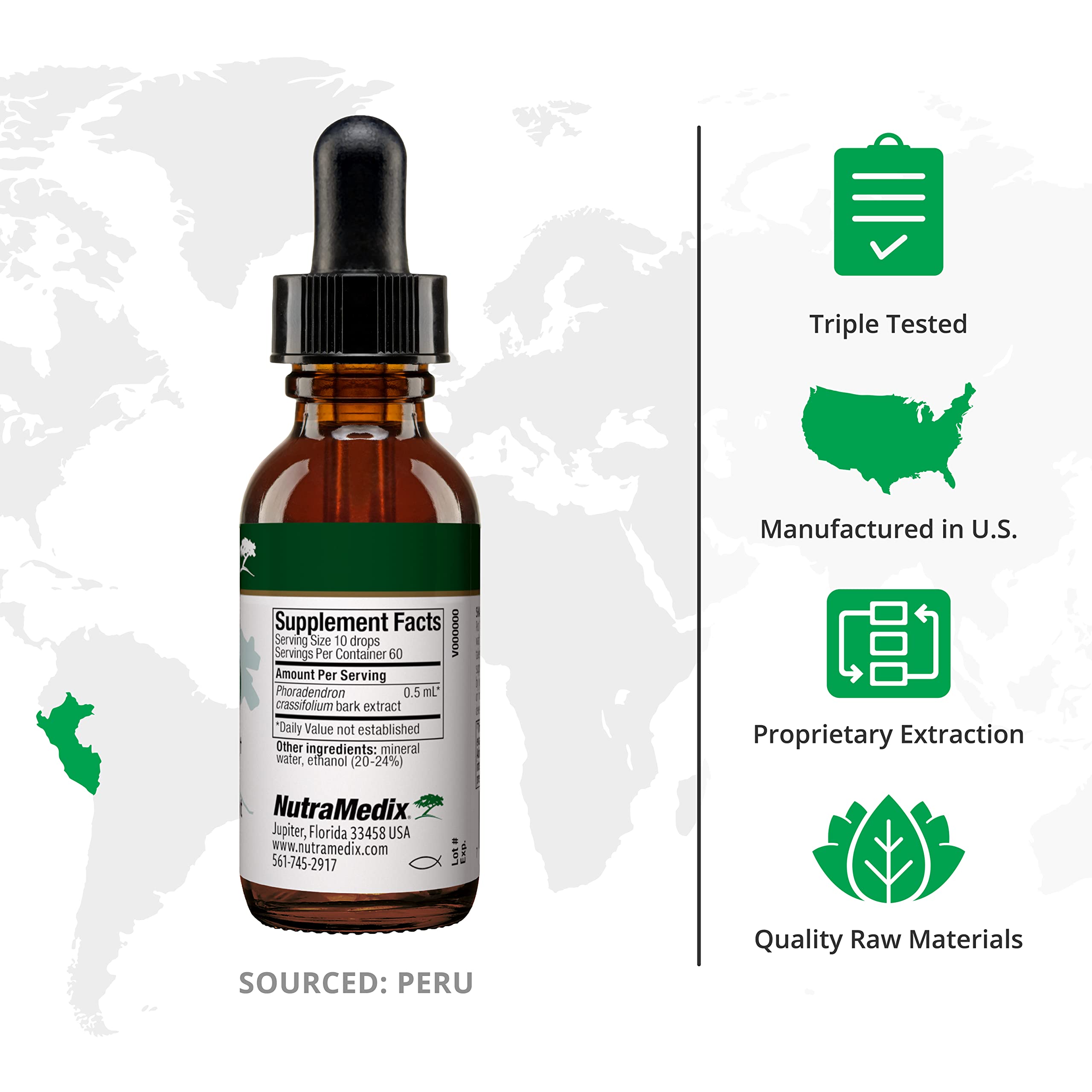 NutraMedix Mapalo Herbal Extract – Cognitive Support & Detox (1oz/30ml)
