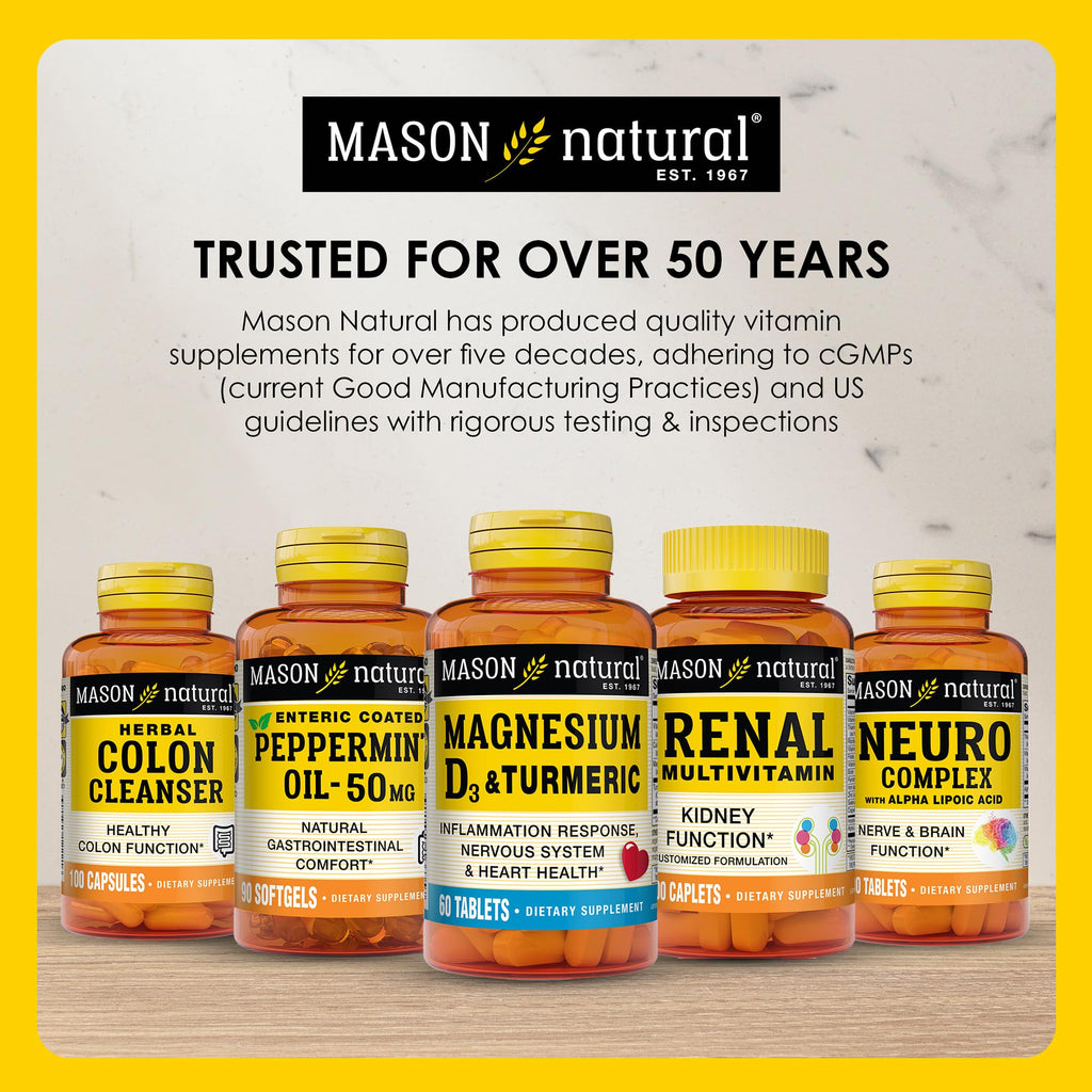 Mason Natural Glucosamine & Fish Oil - Joint Support, 1 Month Supply