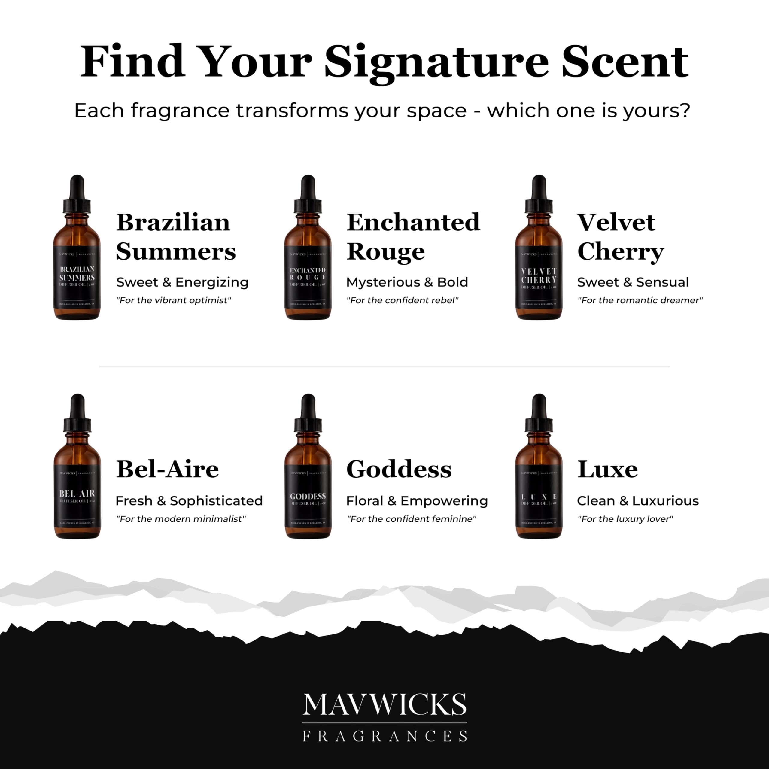 Mavwicks Bel-Aire Diffuser Oil – 2oz Premium Blend