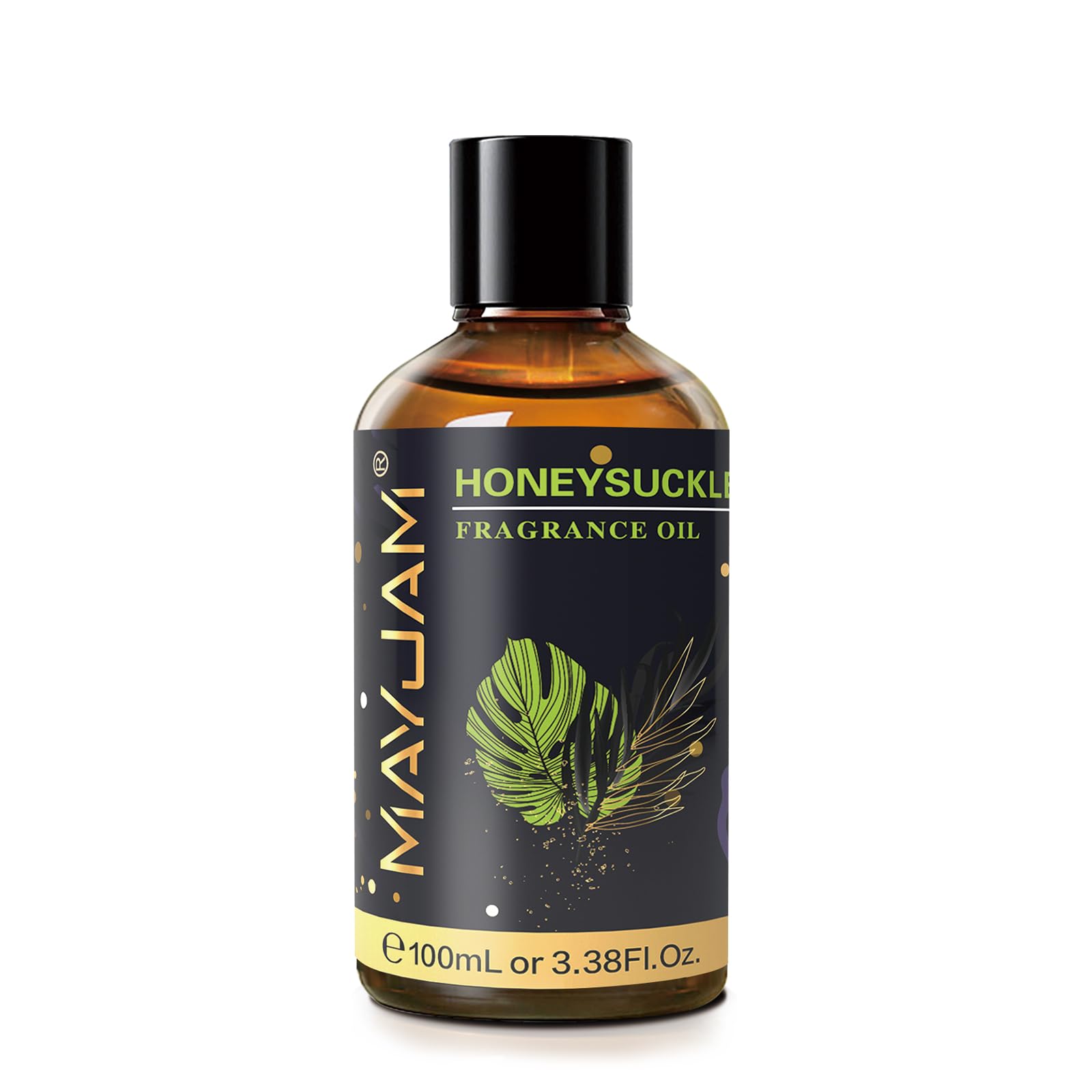 MAYJAM Honeysuckle Fragrance Oil 100ml | Glass Dropper, Diffusers, DIY Soap & Candle