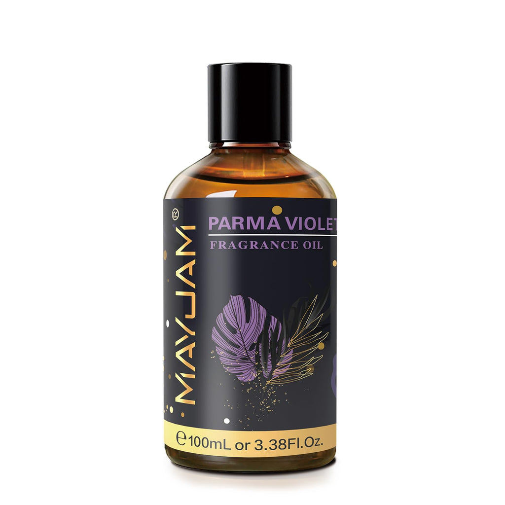 MAYJAM Parma Violet Fragrance Oil 100ml – Glass Dropper for Diffusers