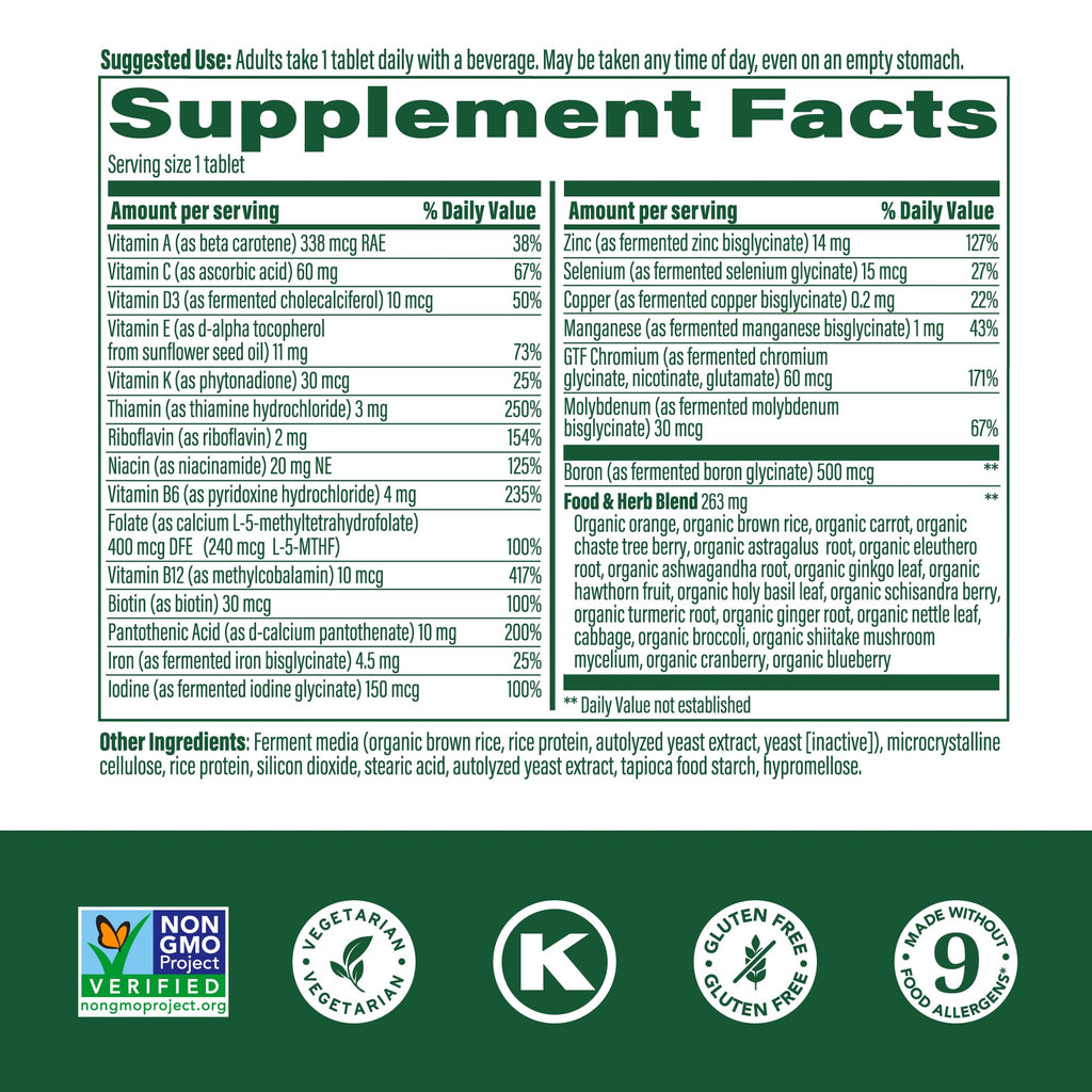 MegaFood Women 40+ Multivitamin | One Daily, Vegetarian, Methylated B12 & Folate