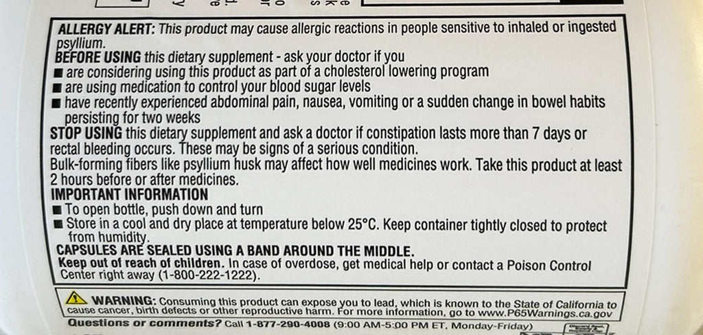Member's Mark Fiber Capsules 2Pack (400 Count) – Psyllium Husk, Doctor-Recommended Fiber Supplement