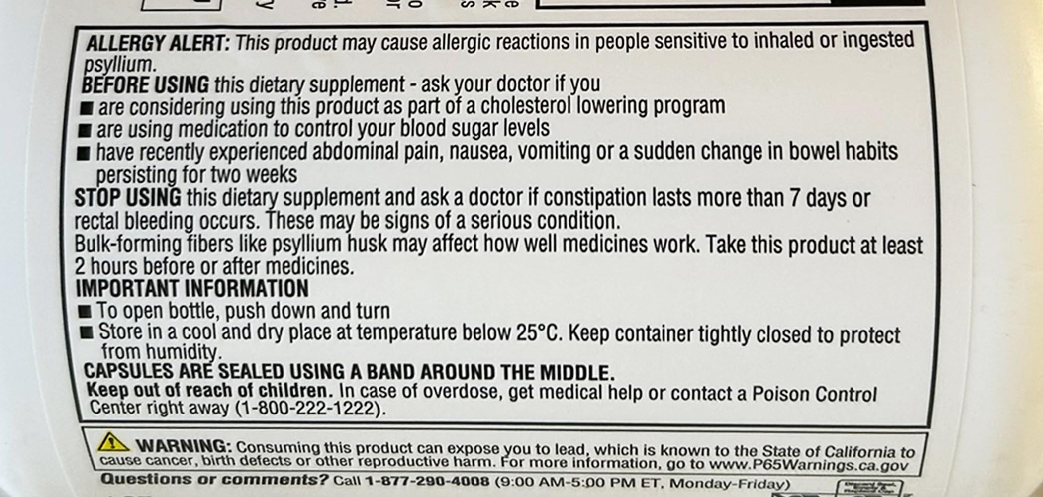Member's Mark Fiber Capsules 2Pack (400 Count) – Psyllium Husk, Doctor-Recommended Fiber Supplement