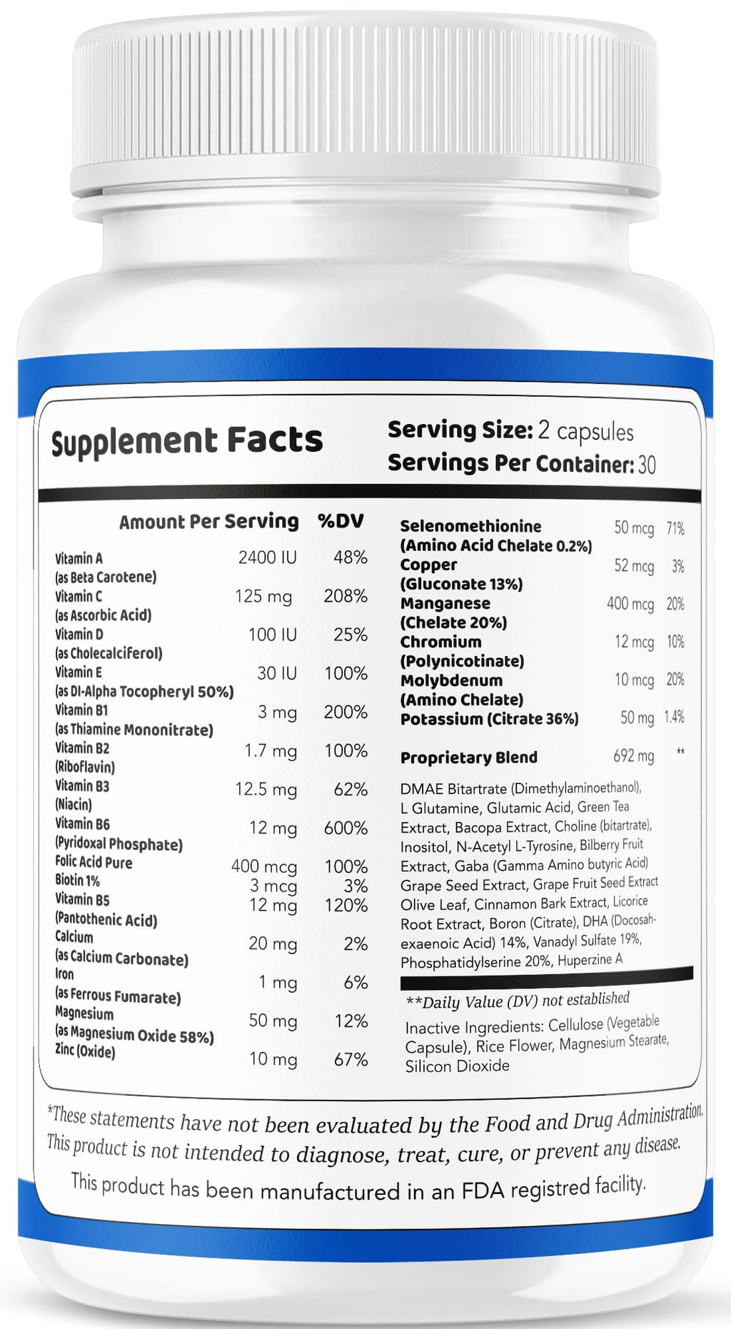(3 Pack) Memory Defender Capsules – Brain Support Pills & Daily Wellness