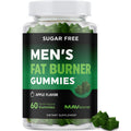 Men's Fat Burner Gummies for Weight Loss | Green Tea, Garcinia Cambogia & Ketones | Apple Flavor | 60 Gummies