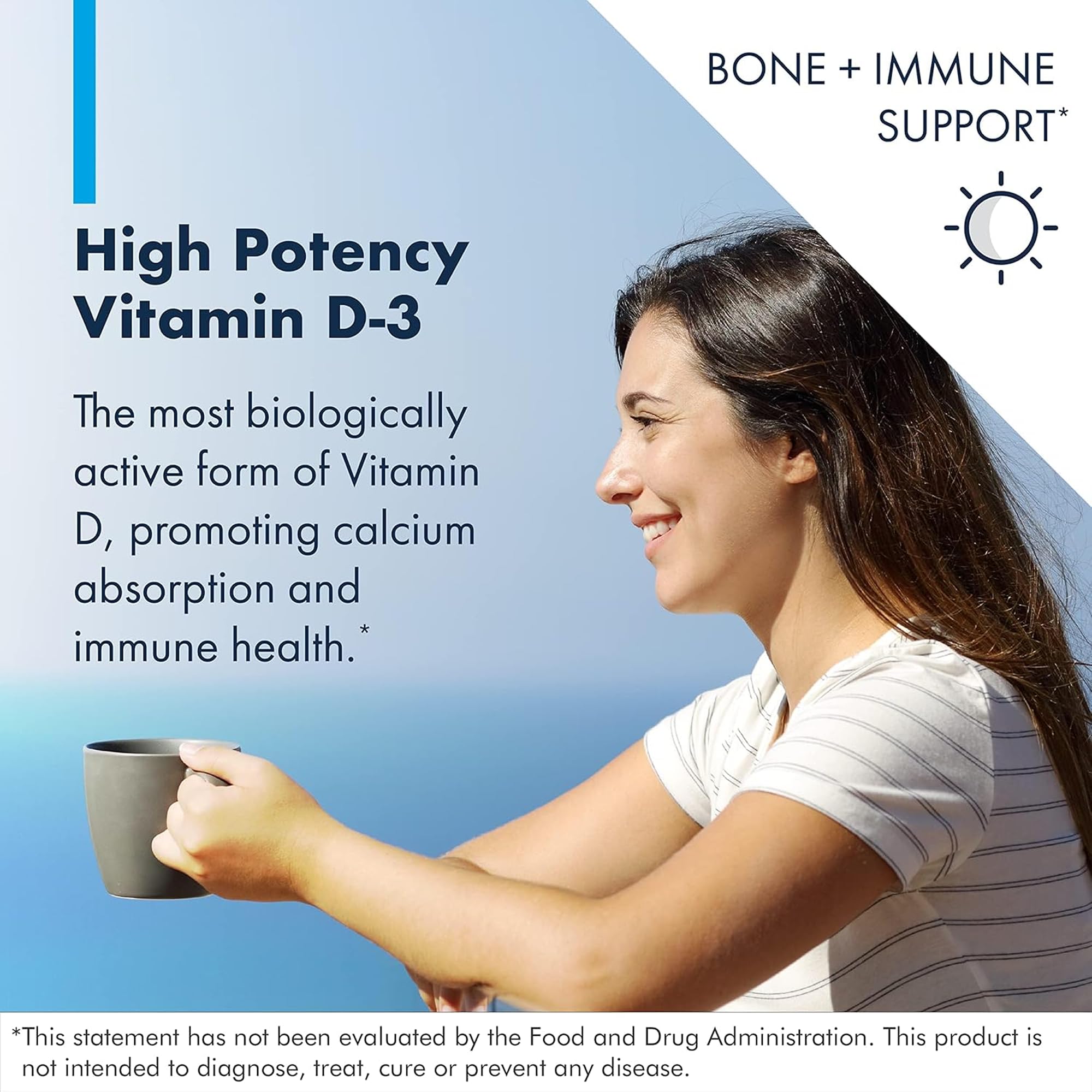 Metabolic Maintenance Vitamin D3 & K2 – 25,000 IU, Bone Health, 60 Capsules