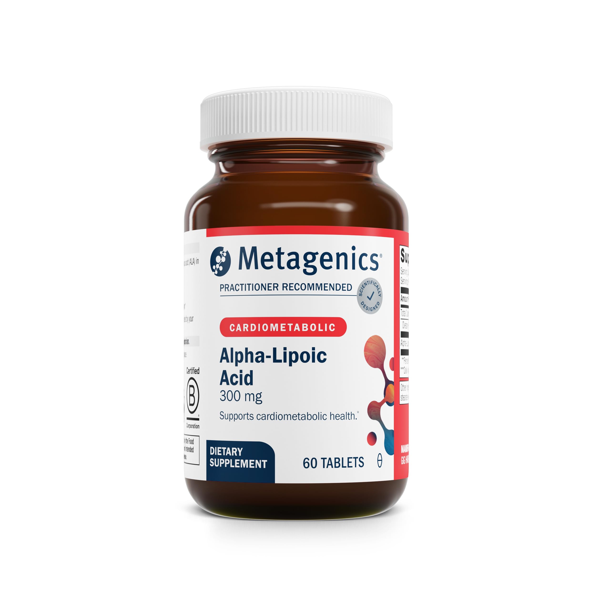 Metagenics Alpha-Lipoic Acid 300 mg – Metabolism & Antioxidant Support | Gluten-Free, Non-GMO, Vegan