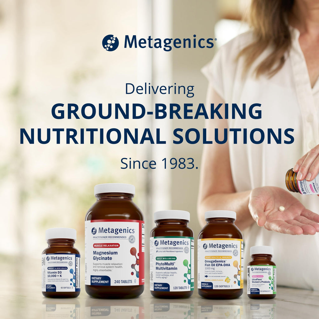 Metagenics CoQ10 ST-100 100 mg Ubiquinone with Vitamin E – Heart, Energy & Antioxidant Support