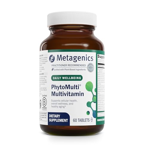 Metagenics PhytoMulti Without Iron – Daily Multivitamin for Men & Women | 20+ Vitamins, Non-GMO & Gluten-Free | 120 Tablets