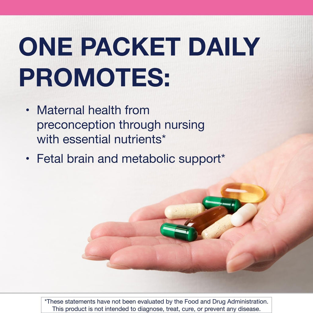 Metagenics PlusOne Daily Prenatal Packs - Prenatal & Nursing Support (30 Packets)