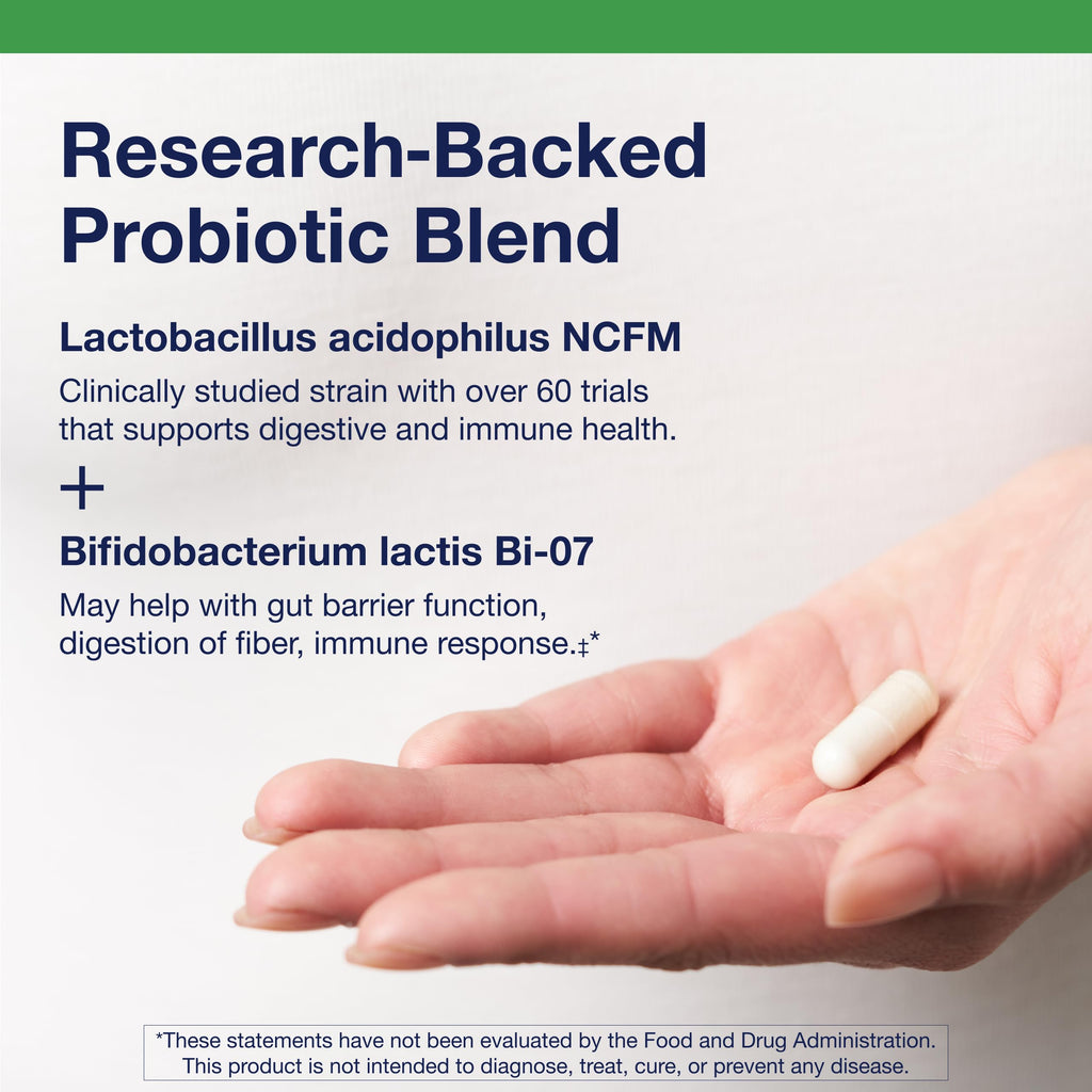 Metagenics UltraFlora Balance Probiotic - Shelf-Stable 15B CFU, 120 Capsules