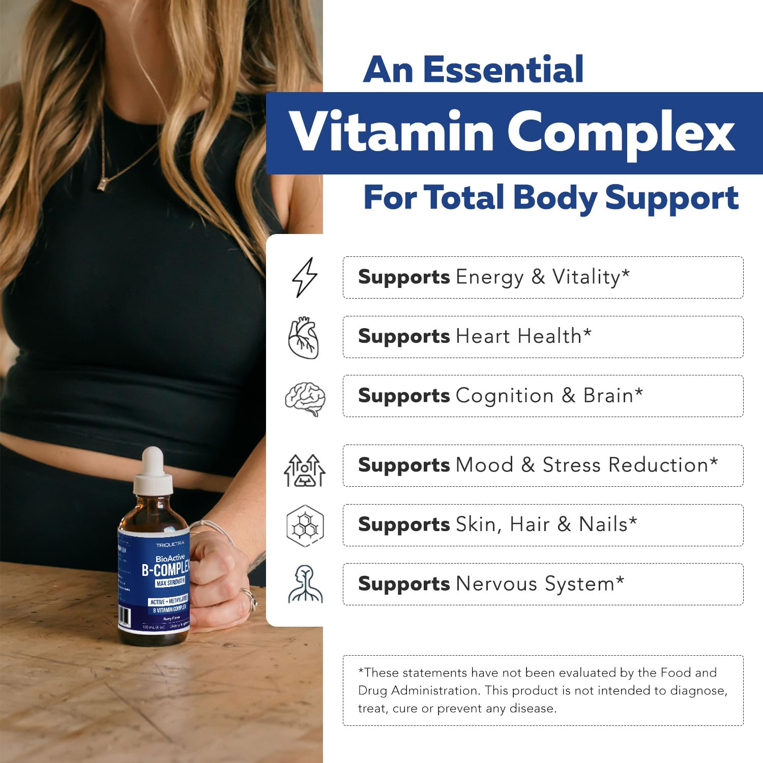 BioActive Vitamin B Complex - Liquid 4 oz | Methylated B Vitamins