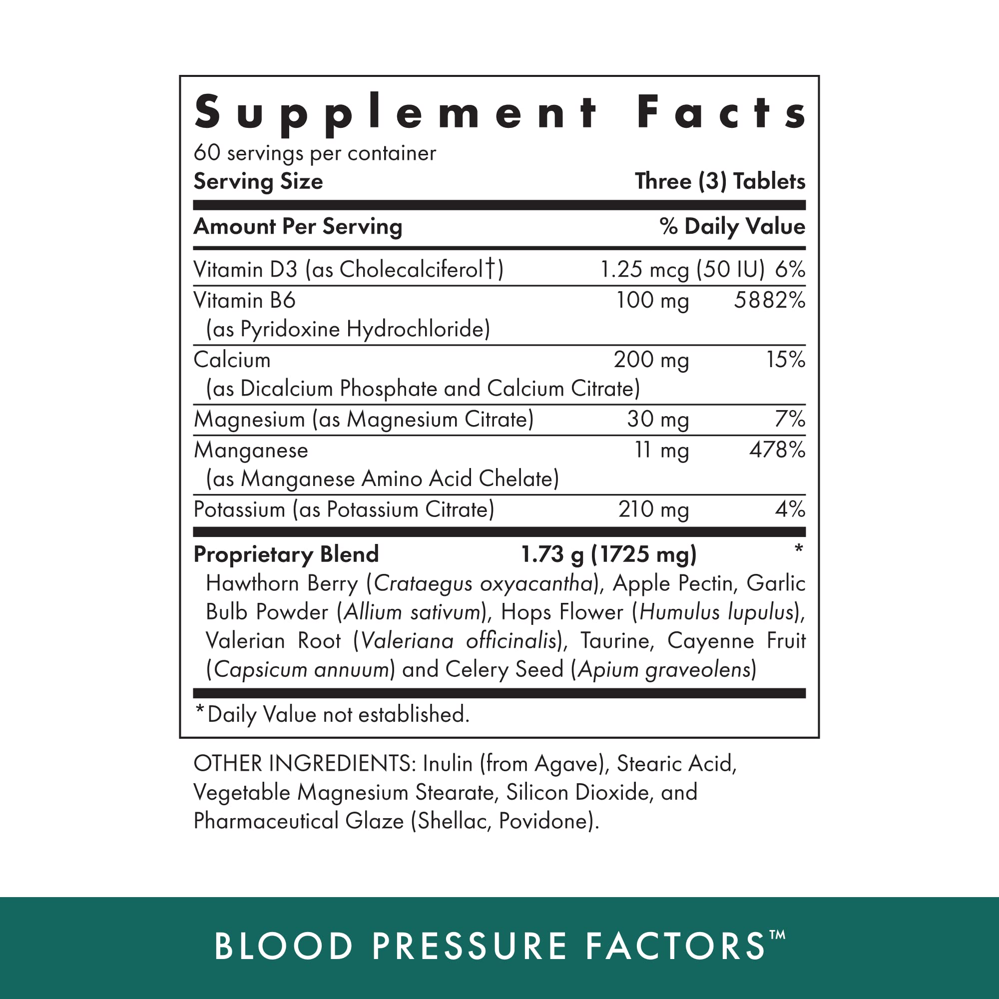 Michael's Blood Pressure Factors – 180 Vegetarian Tablets | Fluid Balance Support, Kosher & Gluten-Free