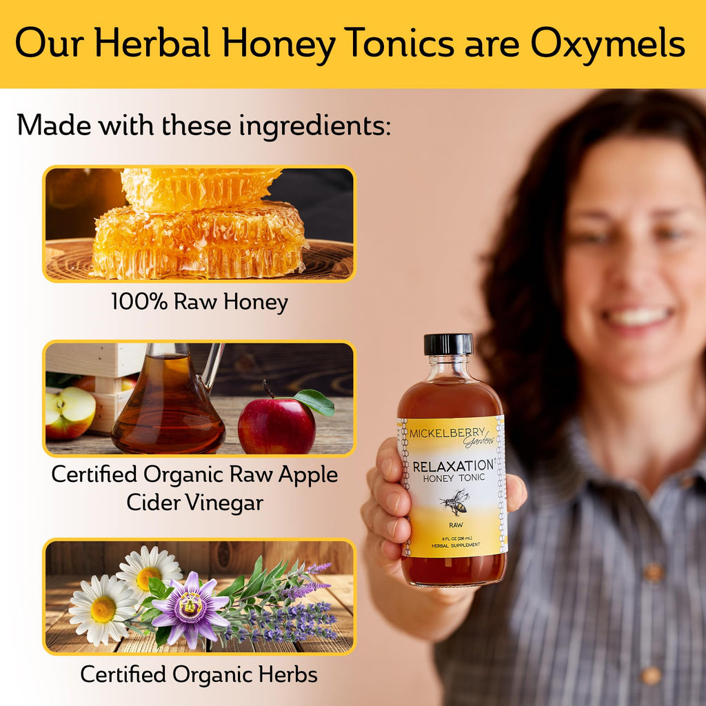 Mickelberry Gardens Relaxation Honey Spray – Natural Sleep Support (2 oz, Pack of 2)