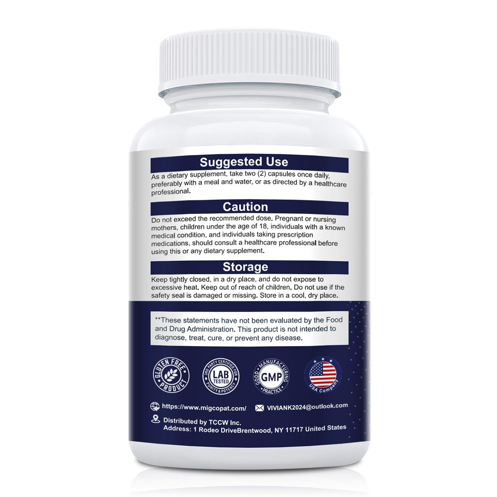 Migcopat Probiotics for Digestive Health – 80B CFU, Prebiotics, Postbiotics & Digestive Enzymes