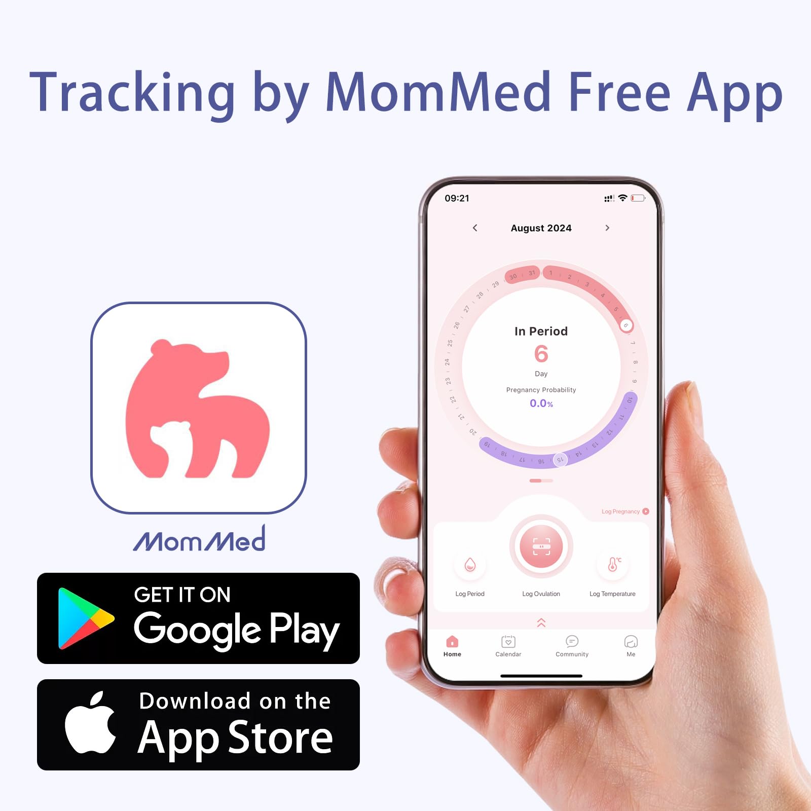 MomMed Pregnancy Test Strips & Ovulation Kit (HCG20-LH60) – 20 Tests, 60 Strips, 80 Cups