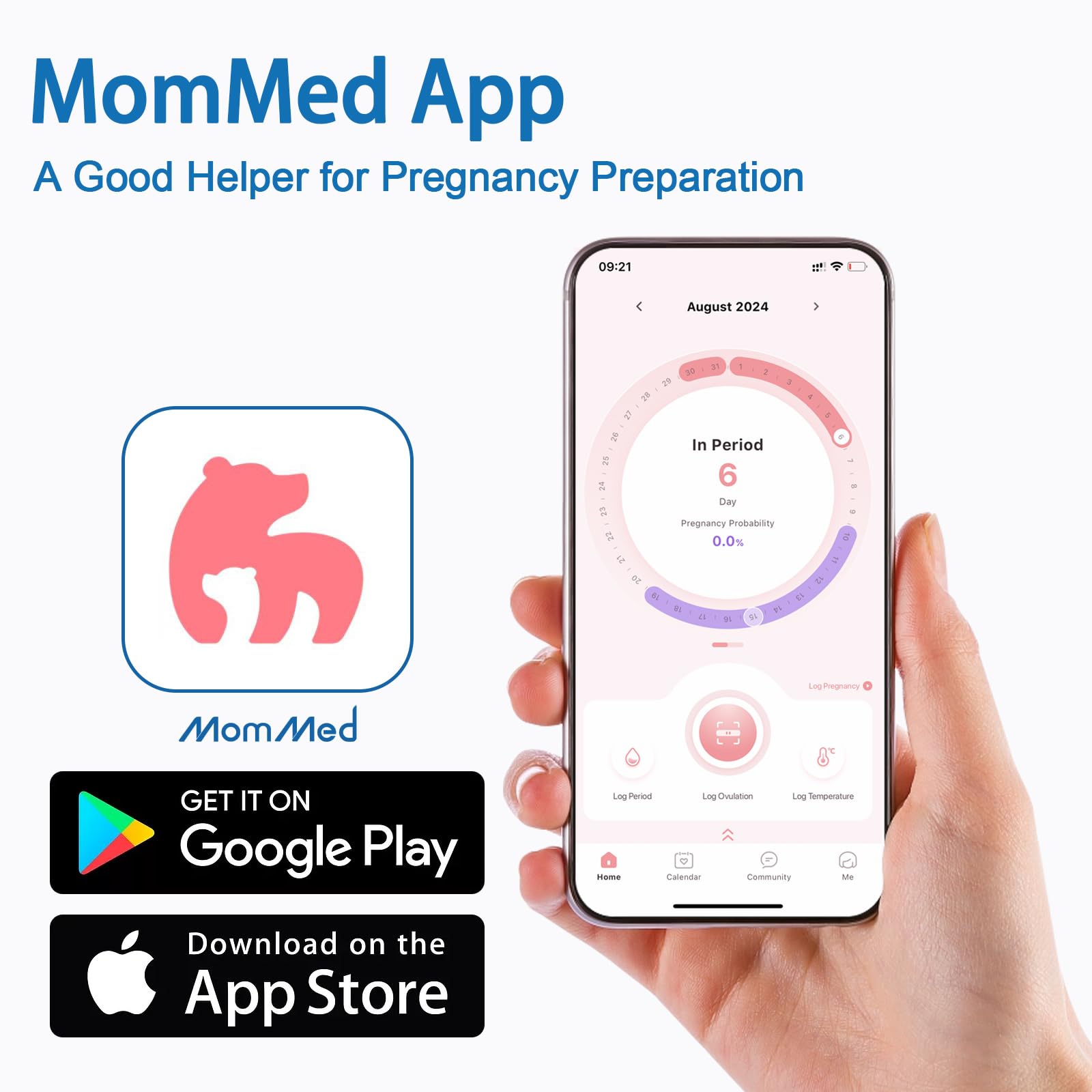 MomMed Pregnancy Test Strips – 55 HCG Tests, 99%+ Accurate, Free Urine Cups