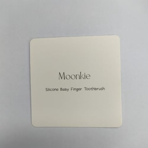 Moonkie Baby Finger Toothbrush Kit – 2 Pcs (Warm Taupe/Ivory) for 3+ Months